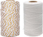 White Twine String and Gold White Twine String V1258-DP02-B-3529