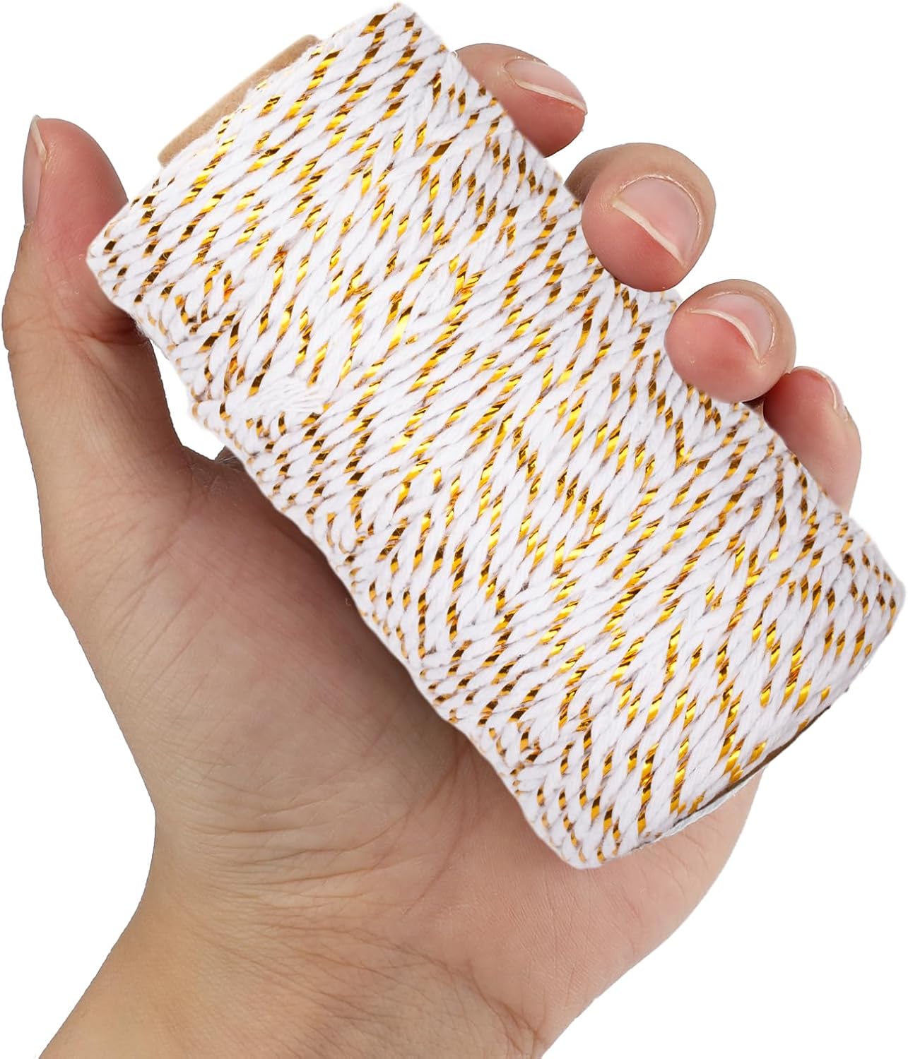 White Twine String and Gold White Twine String V1258-DP02-B-3529