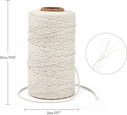 White Twine String and Beige Twine String V1258-DP02-B-3531