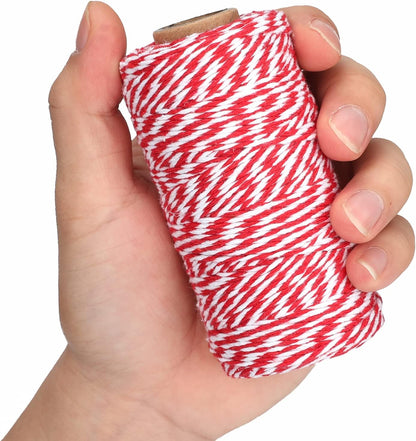White Twine String and Red White Twine String V1258-DP02-B-3532