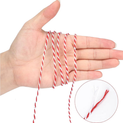 White Twine String and Red White Twine String V1258-DP02-B-3532