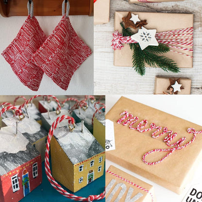 White Twine String and Red White Twine String V1258-DP02-B-3532