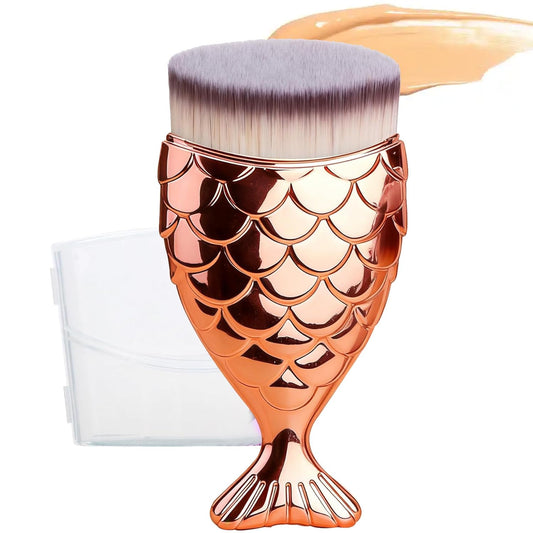 Kabuki Makeup Brush for Sunscreen & Liquid Foundation - Face Brush for Kids & Adults, Powder Cream Contour V1258-DP02-B-3539