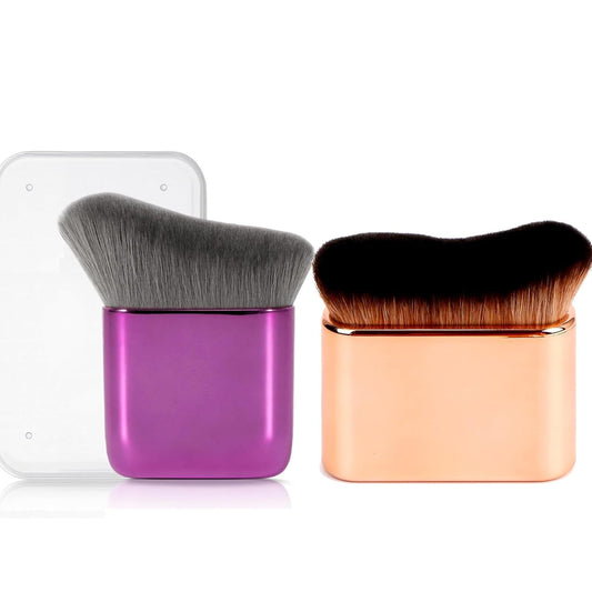 Self Tanner Brush 2PCS Body Makeup Brush for Flawless Face and Body Makeup, Sunless Tanner Blending Brush V1258-DP02-B-3543