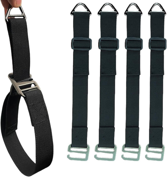 One Hand Operation-1s Tighten by Gravity-Adjustable Extension Cord Organizer Holder Heavy Duty Storage Straps V1258-DP02-B-3548
