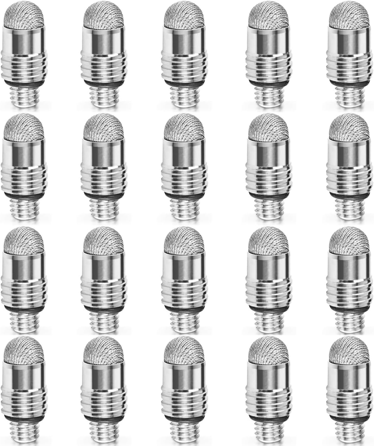 Mesh Fiber Tips (10 Pack) Stylus Pen Replacement Tips Suitable for capacitive Touch Screen,High Sensitivity, V1258-DP02-B-3567
