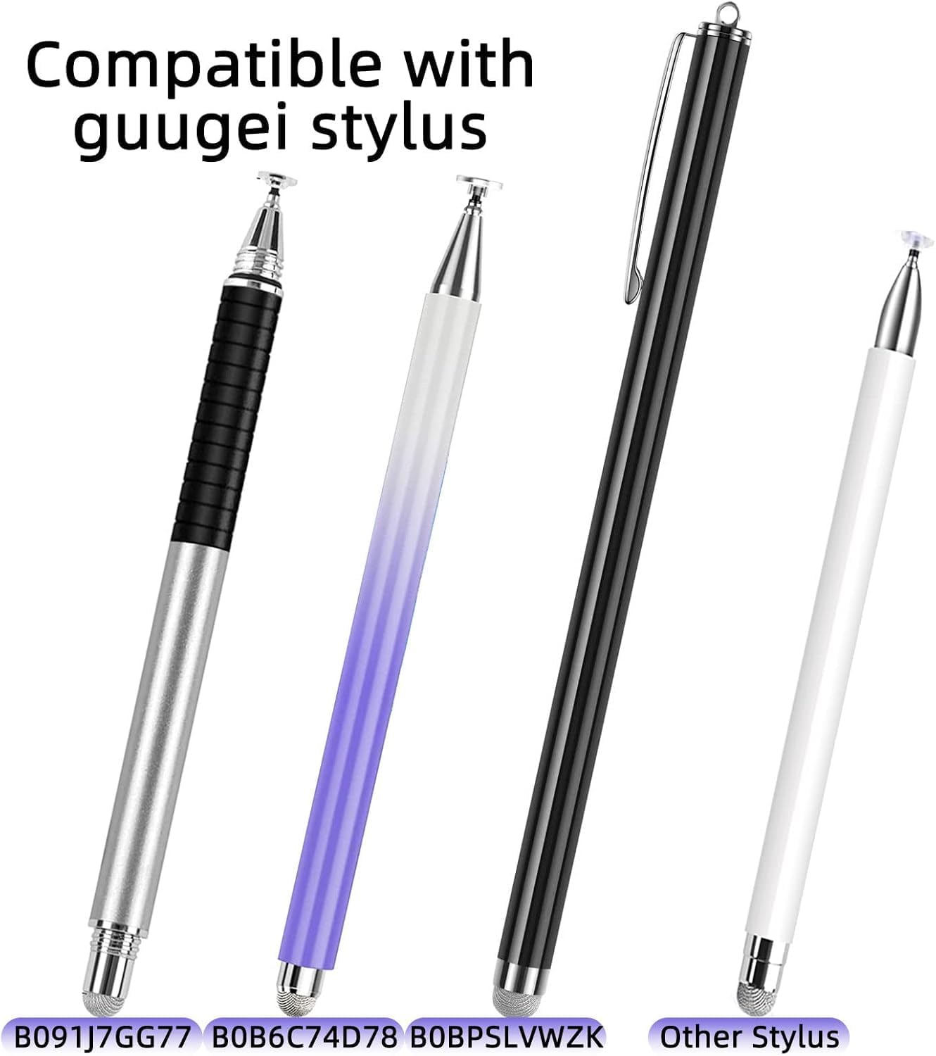 Mesh Fiber Tips (10 Pack) Stylus Pen Replacement Tips Suitable for capacitive Touch Screen,High Sensitivity, V1258-DP02-B-3567