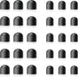 Rubber Tips for Stylus Pens (15 Pair, 0.2'' & 0.28'') Replacement nibs for Touch Screen Pen,Soft,No V1258-DP02-B-3568