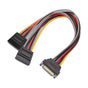 3-Pack 15 Pin SATA Power Splitter Cable - 8 Inches, SATA Power Y-Splitter Cable V1258-DP02-B-3592