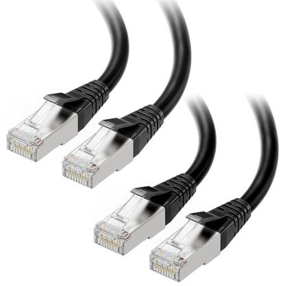 [Cat8 Certified] 2-Pack 40Gbps Shielded Cat 8 Ethernet Cable - 5ft, 2000Mhz Category 8 Ethernet Cord, Cat8 V1258-DP02-B-3602