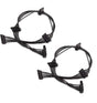 2-Pack 15 Pin SATA to 4 SATA Power Splitter Cable - 18 Inches V1258-DP02-B-3605