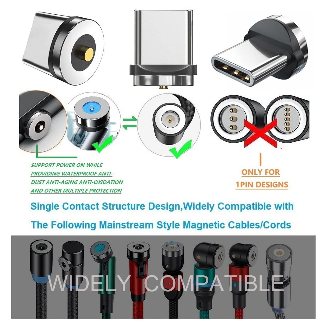 Magnetic Charging Tips Series (Type-c Tips)/10pc,Magnetic Type-C Tips,Just Charger Tips Without USB V1258-DP02-B-3631