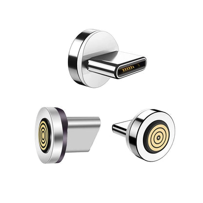 Magnetic Charging Tips 7pin Series (USB-C Tips) 6pcs,Magnetic Type-C Tips,Just 3.0A&7Pin Data Charger Tips V1258-DP02-B-3632