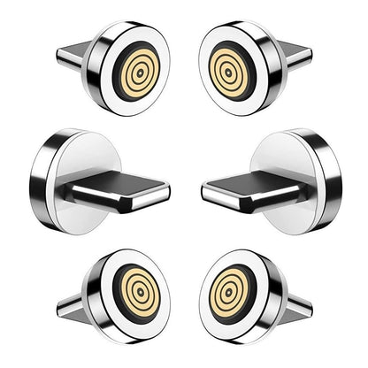 Magnetic Charging Tips 7pin Series lPhone Tips 6pack,Just 3.0A&7Pin Fast Magnetic Connector Tips Adapter Head V1258-DP02-B-3637
