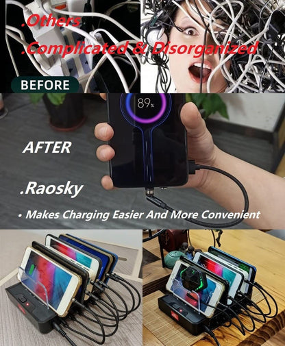 Magnetic Charging Tips (iPoTips) 7pack,just Magnetic tip (iProduct Tips),Without USB Cables& V1258-DP02-B-3643