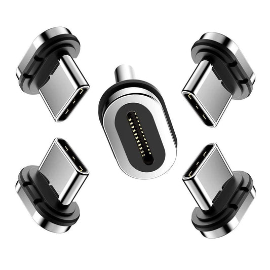 Magnetic Charging Tips(24pin USB C Tips) 5Pack, Magnetic Type-C Tips,Magnetic Connector Tips Head Compatible V1258-DP02-B-3644