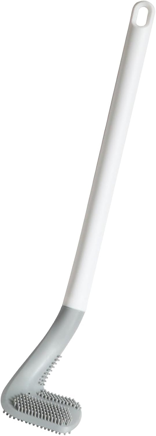 Golf Toilets Brushes, Toilet Cleaning Brush, Flexible Bendable Silicone Long Handled Toilet Brushes, 360 V1258-DP02-B-3645