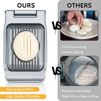 Heavy Duty Stainless Steel Wire Egg Slicer for Hard Boiled Eggs & Strawberry Other Soft Food V1258-DP02-B-365