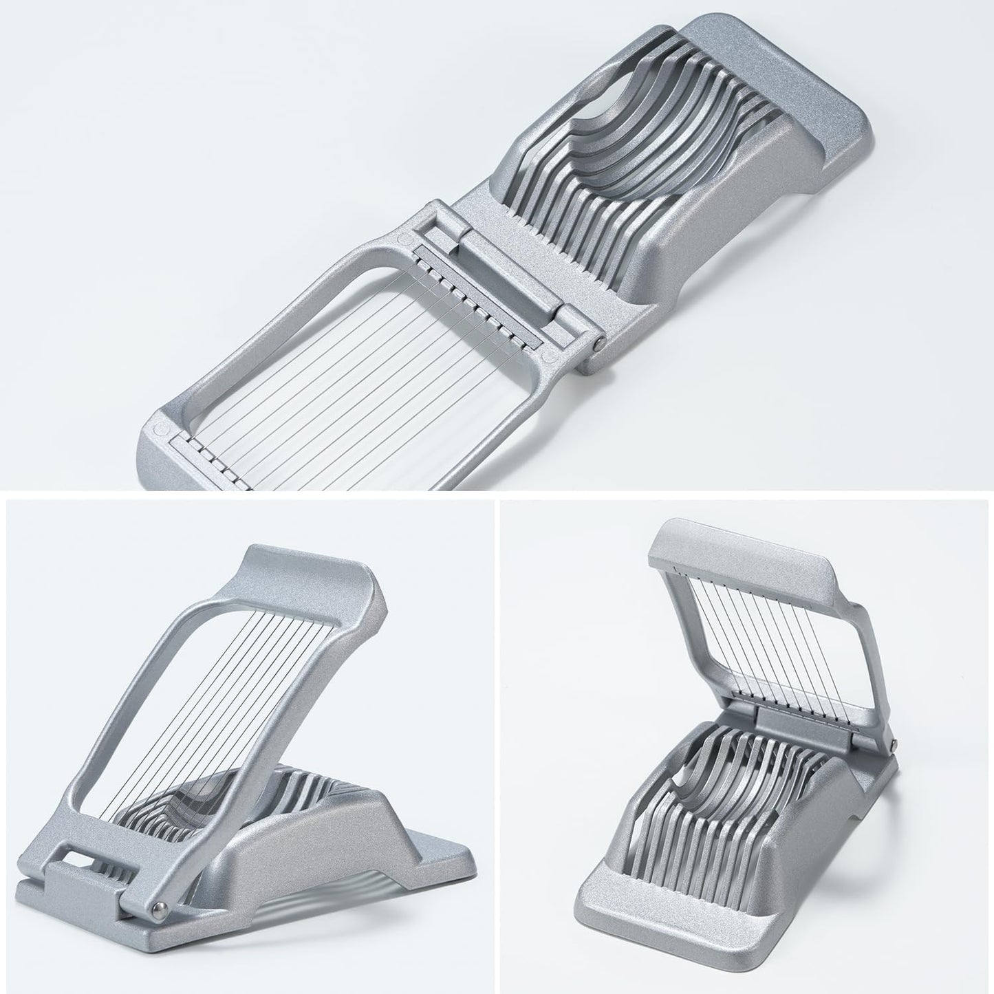 Heavy Duty Stainless Steel Wire Egg Slicer for Hard Boiled Eggs & Strawberry Other Soft Food V1258-DP02-B-365