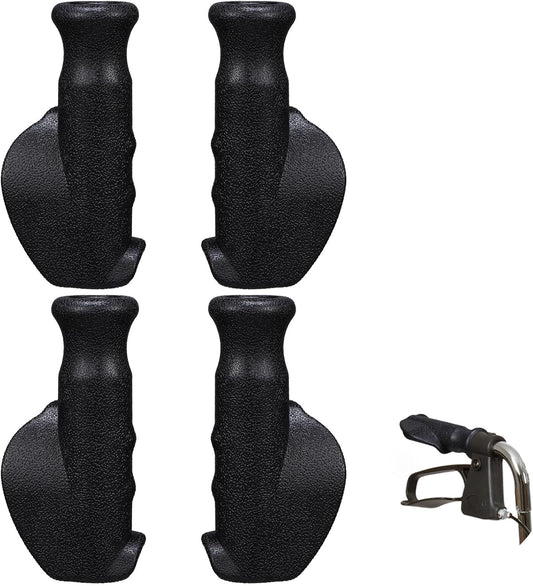 2 Pair Universal Rollator Hand Grip Replacement Parts for Rollator and Wheelchair Left and Right Hand Grips V1258-DP02-B-3735
