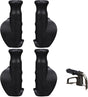 2 Pair Universal Rollator Hand Grip Replacement Parts for Rollator and Wheelchair Left and Right Hand Grips V1258-DP02-B-3735