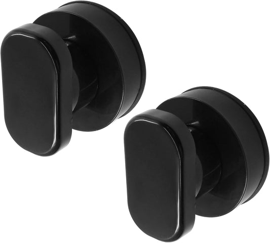 2 Pack Powerful Suction Cup Glass Mirror Door Handle, Refrigerator Drawer Bathroom Suction Cup Wall Armrest, V1258-DP02-B-3741