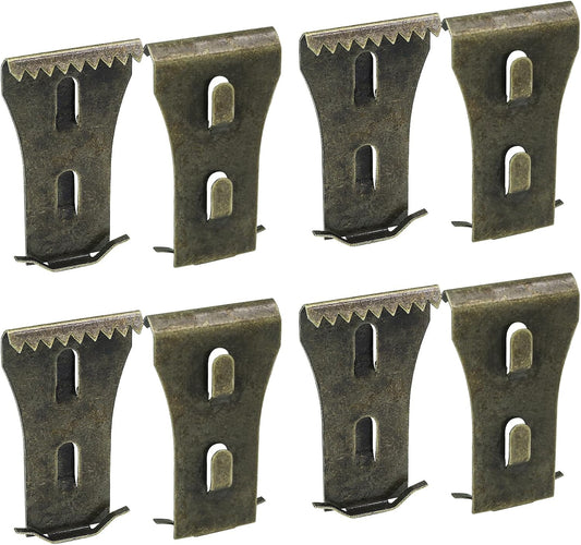 8Pcs Brick Clips for Hanging Outdoors Metal Brick Hangers Brick Wall Hooks Hangers for Outside Wall Home V1258-DP02-B-3742