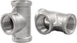 2 PCS 1/2 Inch Female NPT Tee Pipe Adapter Cast Pipe Fitting, Stainless Steel 3-Way T Shaped Pipe Fitting V1258-DP02-B-3749
