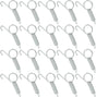 20Pcs Spring Latch Hook Pet Door Latch Spring Cage Latch Cage Lock Metal Finger Spring Door Hook for Fixing V1258-DP02-B-3754
