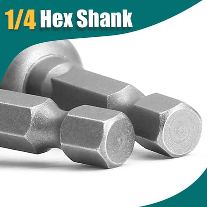 1/4 Hex Magnetic Nut Driver Drill Bit 7mm Socket Adapter Quick Change Socket Nut Adapter for Power Tools, V1258-DP02-B-3755