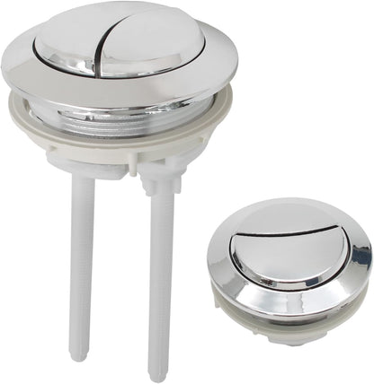 Toilet Tank Push Button 48mm Thread Diameter Dual Push Flushing Button Adjustable Toilet Water Tank Button V1258-DP02-B-3758