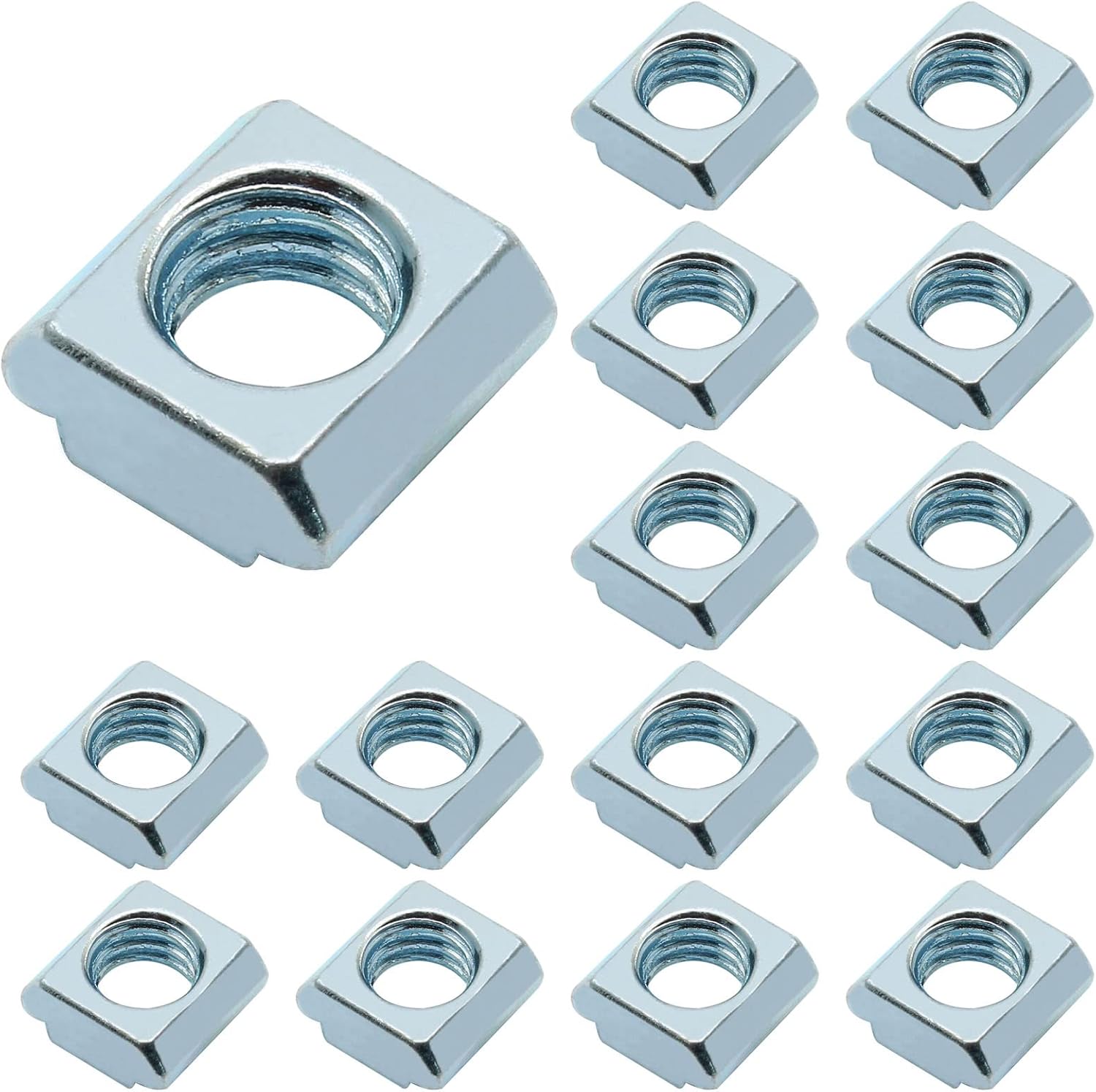 30pcs 2020 Series M6 T Nuts, Tee Sliding Slot Nuts Hammer Head Fastener Nut V1258-DP02-B-3774