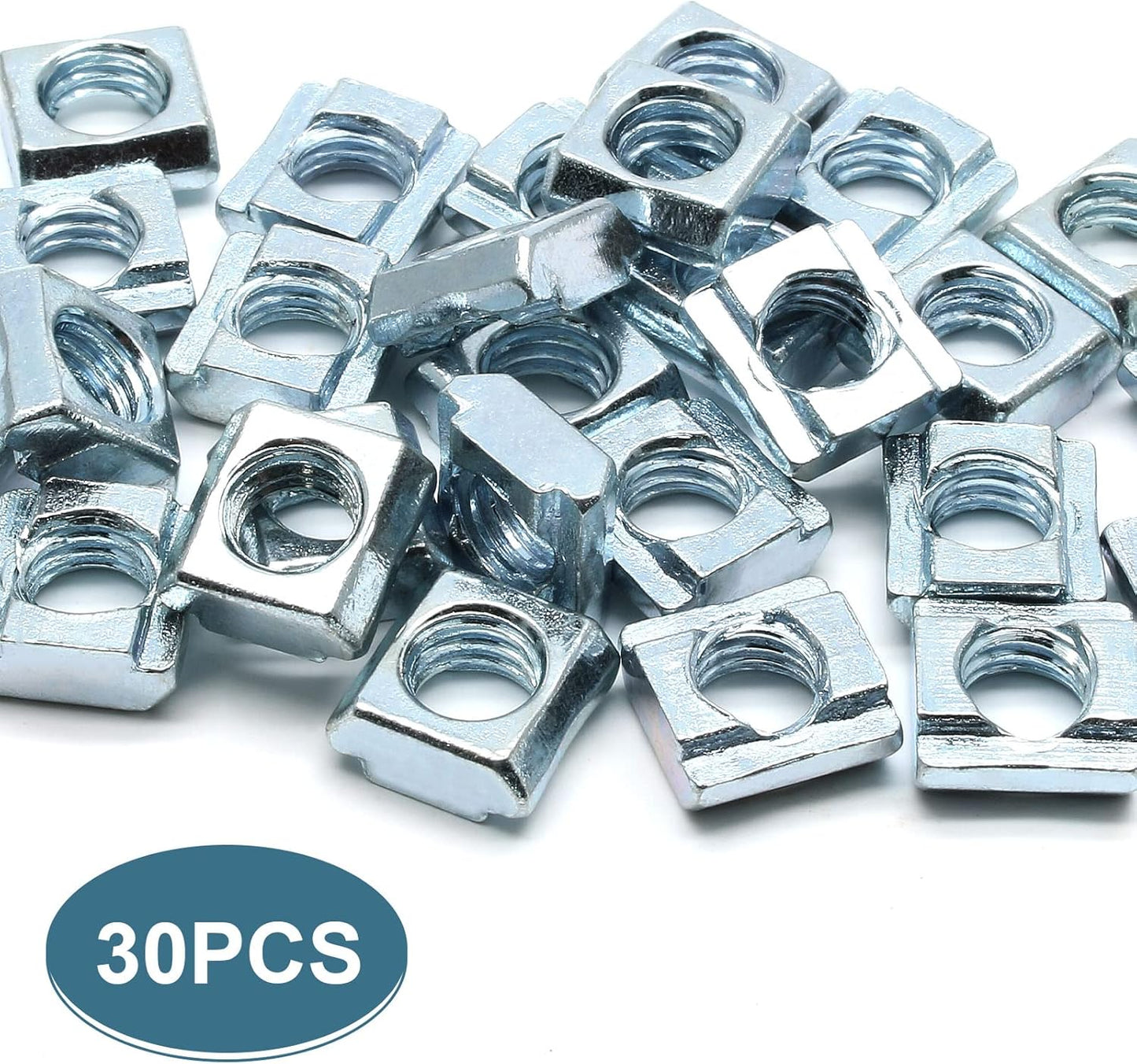 30pcs 2020 Series M6 T Nuts, Tee Sliding Slot Nuts Hammer Head Fastener Nut V1258-DP02-B-3774
