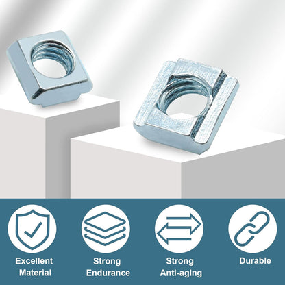 30pcs 2020 Series M6 T Nuts, Tee Sliding Slot Nuts Hammer Head Fastener Nut V1258-DP02-B-3774