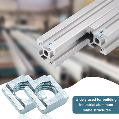 30pcs 2020 Series M6 T Nuts, Tee Sliding Slot Nuts Hammer Head Fastener Nut V1258-DP02-B-3774
