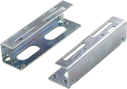 3.5" to 5.25" Hard Drive Bay Metal Mounting Bracket Adapter for 5.25" Internal Bay Drive, HDD Drive Adapter V1258-DP02-B-3777