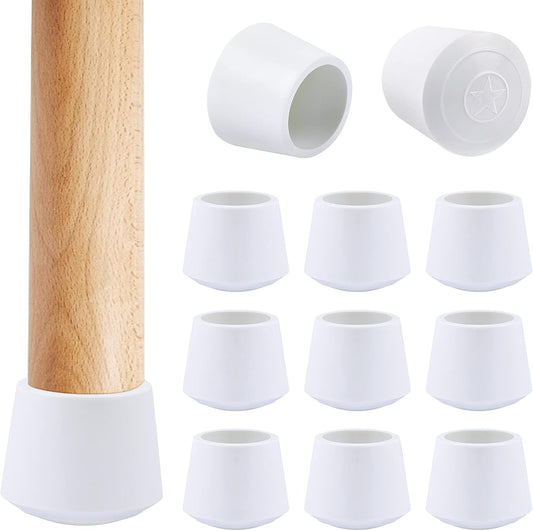 Chair Leg Caps, 1 Inch Non Slip Rubber Chair Leg Floor Protectors for Sofa Bar Stool Garden Furniture, 16 V1258-DP02-B-378