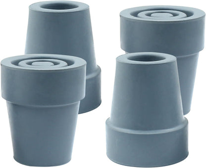 4pcs 19mm Rubber Cane Tips, 3/4 Inch Diameter Anti Slip Crutch Tips, Universal Replacement Tips for Cane, V1258-DP02-B-3788