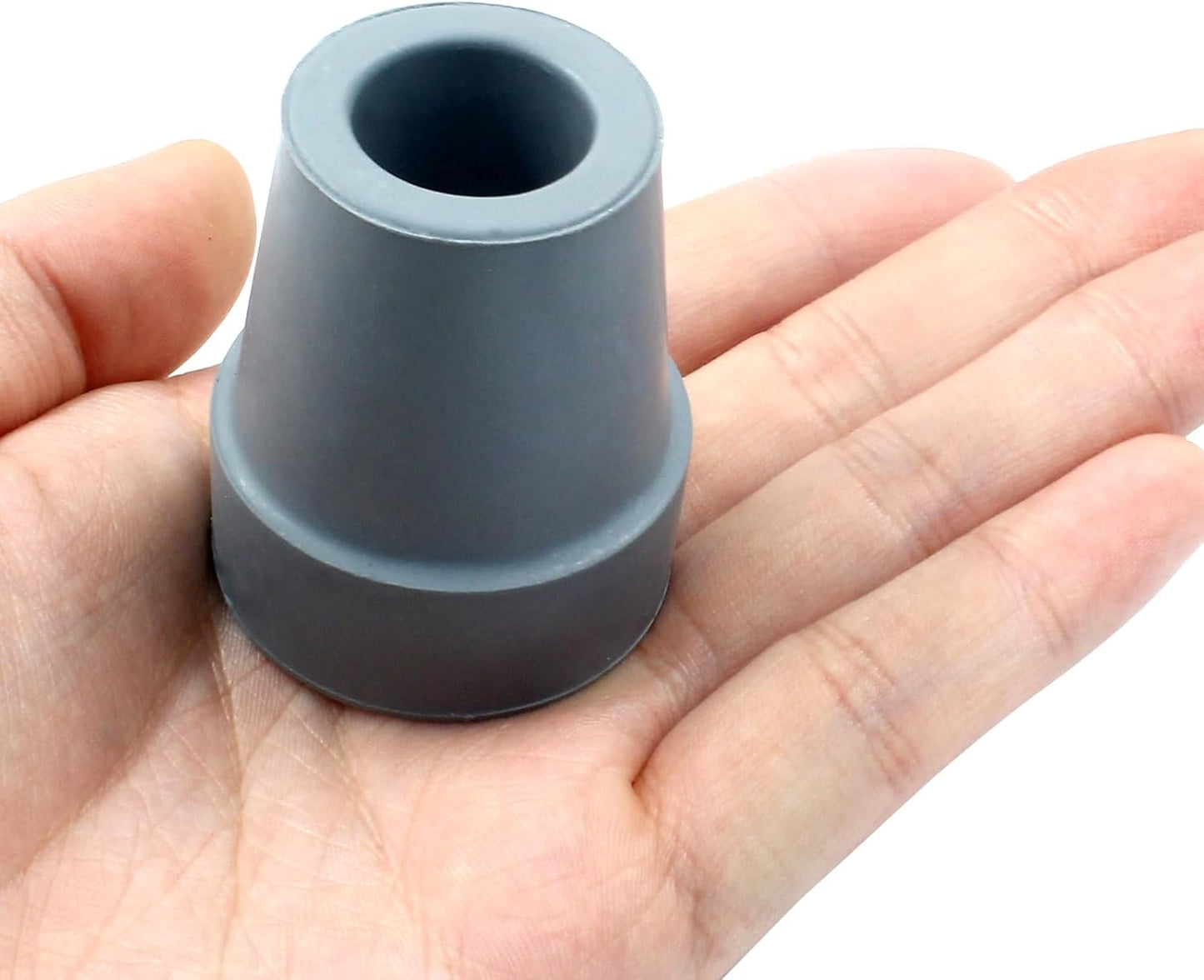 4pcs 19mm Rubber Cane Tips, 3/4 Inch Diameter Anti Slip Crutch Tips, Universal Replacement Tips for Cane, V1258-DP02-B-3788