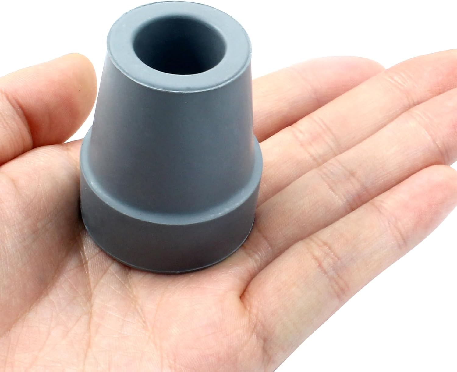 4pcs 19mm Rubber Cane Tips, 3/4 Inch Diameter Anti Slip Crutch Tips, Universal Replacement Tips for Cane, V1258-DP02-B-3788