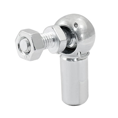 4 PCS m6 x 1.0mm Right Thread Ball Head Joint Rod End Bearing, Carbon Steel Ball Socket End Fitting for Hinge V1258-DP02-B-3794