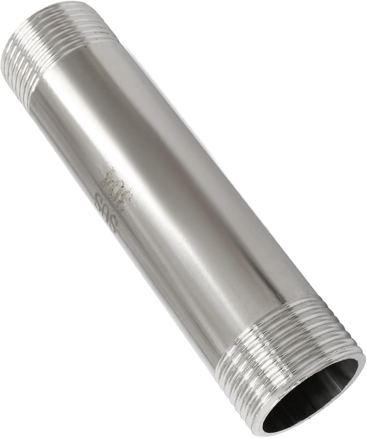 4 Inch / 100mm Male Thread Pipe Fitting Connection, 3/4 Inch NPT Stainless Steel Nipple Pipe V1258-DP02-B-3799