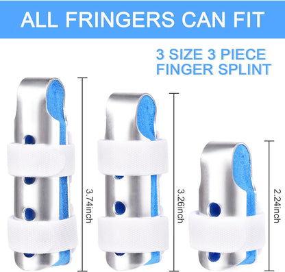Finger Splint, 5PCS Finger Support Brace Finger Stabilizer for Broken Fingers Straightening Arthritis Knuckle V1258-DP02-B-380