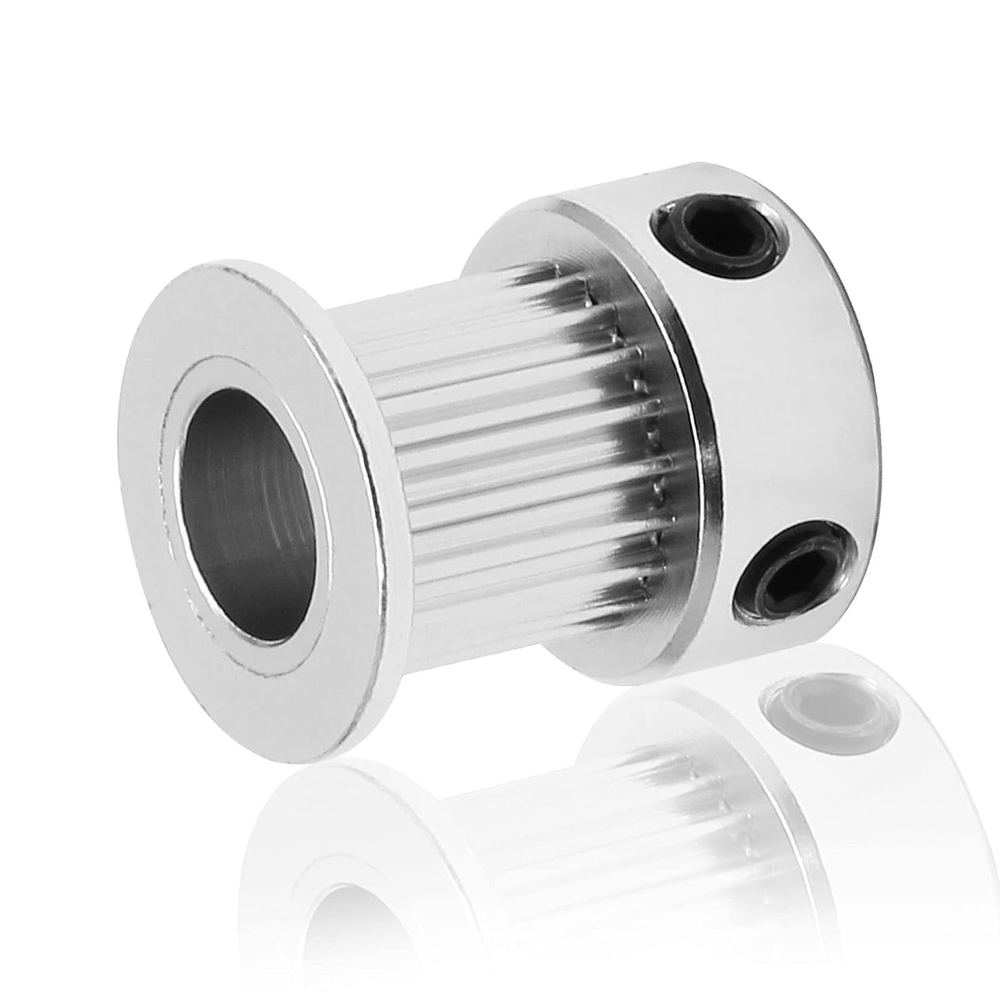 5pcs GT2 Pulley 20 Teeth 8mm Bore Fit 10mm Belt Width, Aluminum Timing Pulley Wheel Synchronous Wheels Gear V1258-DP02-B-3801