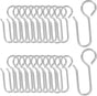 60 Pack S-Shaped Metal Curtain Track Hooks, Small Drapery Hooks Drape Pins, Ceiling Curtain Track Holders for V1258-DP02-B-3808