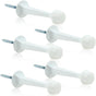5 Pack Solid Rigid Door Stops Heavy Duty Door Stops 3" Door Stoppers with Rubber Tip for Wall & Door V1258-DP02-B-3813