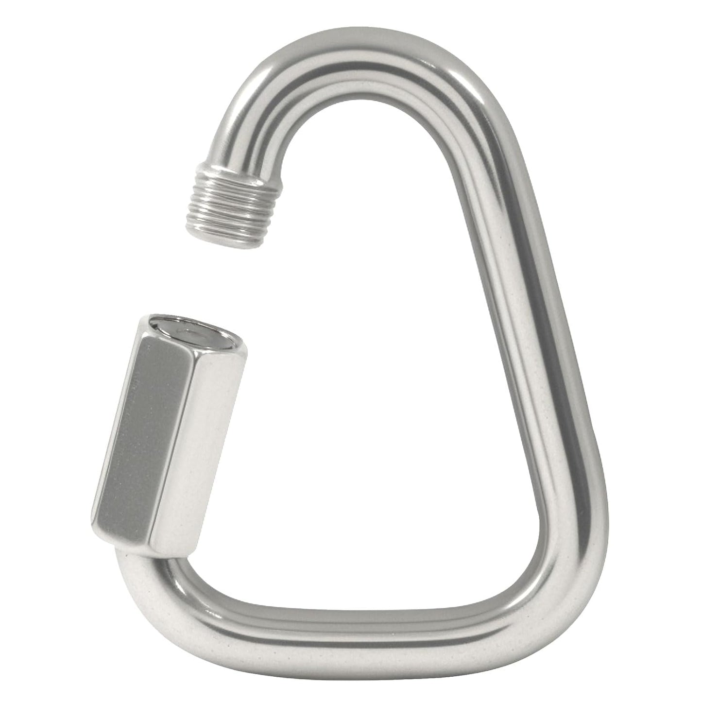 4.1 Inch Delta Quick Link, Stainless Steel Triangle Quick Connector M12 Heavy Duty Chain Connector (1 Pack, V1258-DP02-B-3818