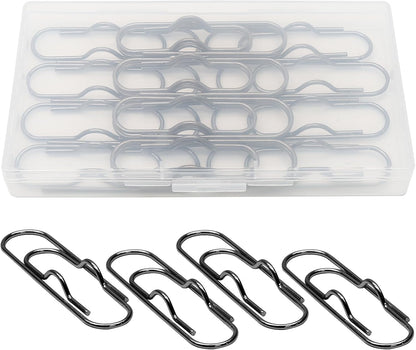 20 PCS Metal Pen Clips, Black Pen Holder, Multifunctional Pen Clip Holders for Notebooks, Paper, Clipboard V1258-DP02-B-3823