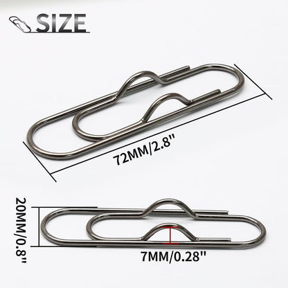 20 PCS Metal Pen Clips, Black Pen Holder, Multifunctional Pen Clip Holders for Notebooks, Paper, Clipboard V1258-DP02-B-3823