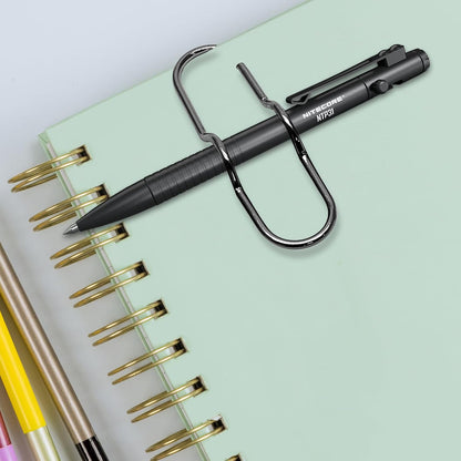 20 PCS Metal Pen Clips, Black Pen Holder, Multifunctional Pen Clip Holders for Notebooks, Paper, Clipboard V1258-DP02-B-3823